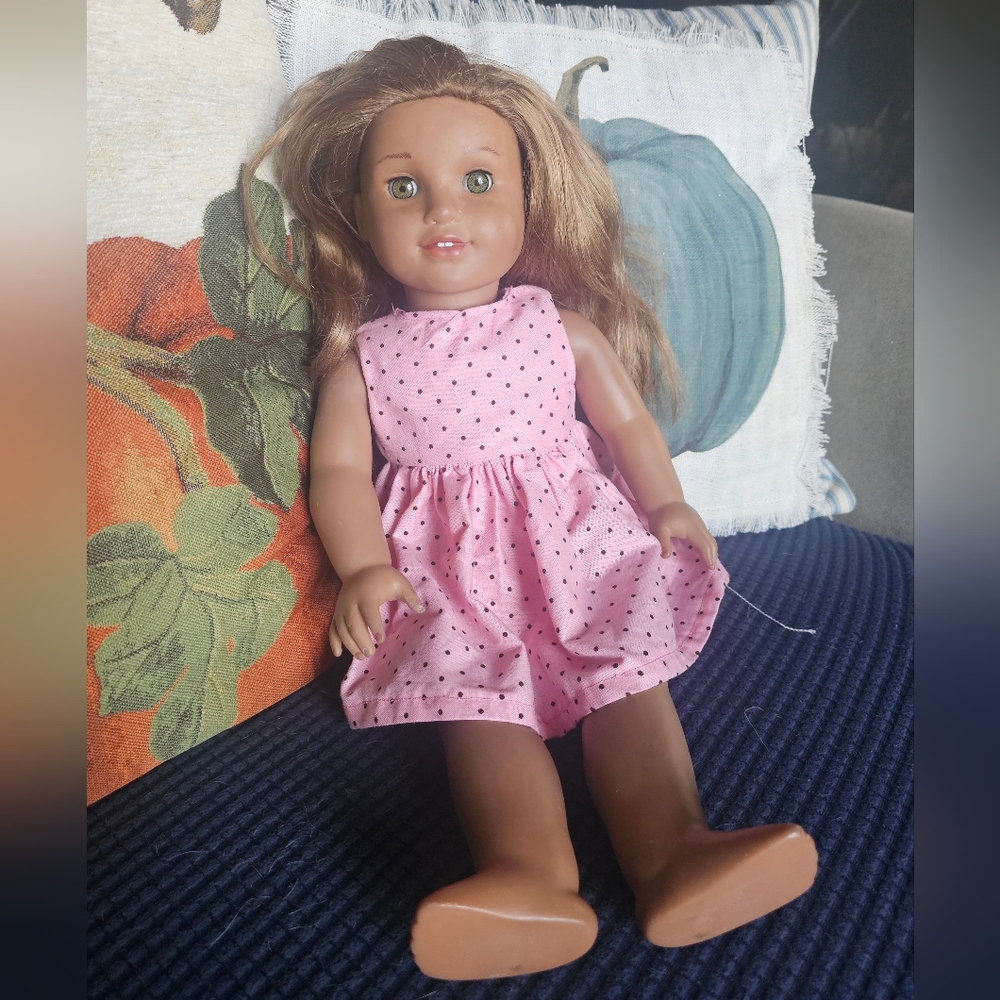 American Girl Doll 18" With Dress - Picture 10 of 11